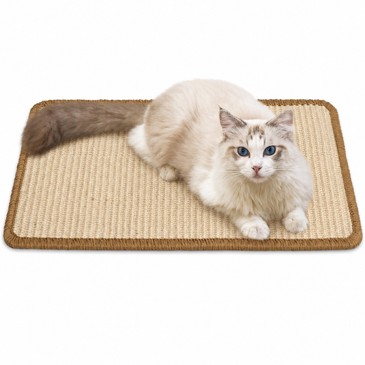 Pet Kindle Cat Scratcher Mat – Natural Sisal, 30 × 50cm