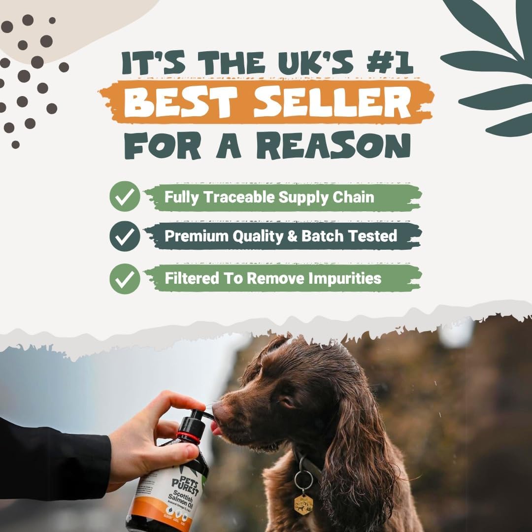 Pet Purest Scottish Salmon Oil – 500ml