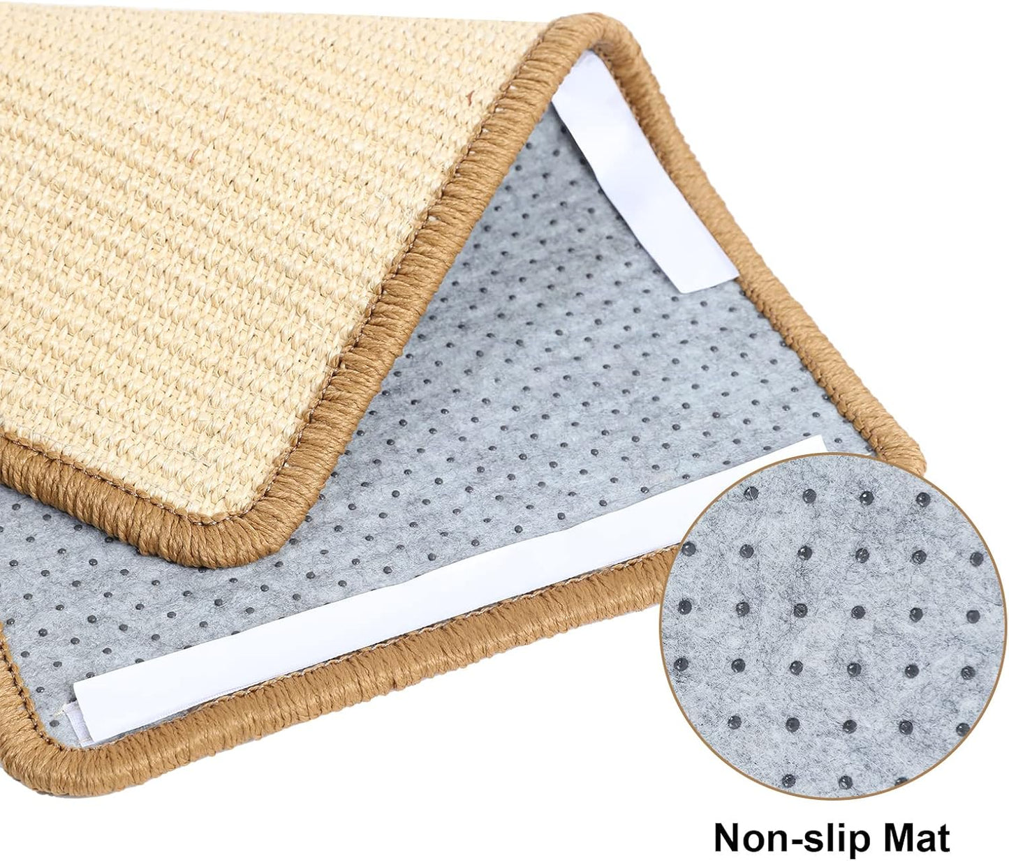 Pet Kindle Cat Scratcher Mat – Natural Sisal, 30 × 50cm