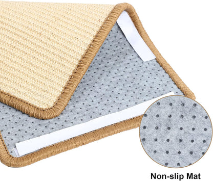 Pet Kindle Cat Scratcher Mat – Natural Sisal, 30 × 50cm